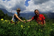 Monte Due Mani (1656 m) dalla Culmine S. Pietro il 7 giugno 2016 con...temporalone di vetta ! - FOTOGALLERY 